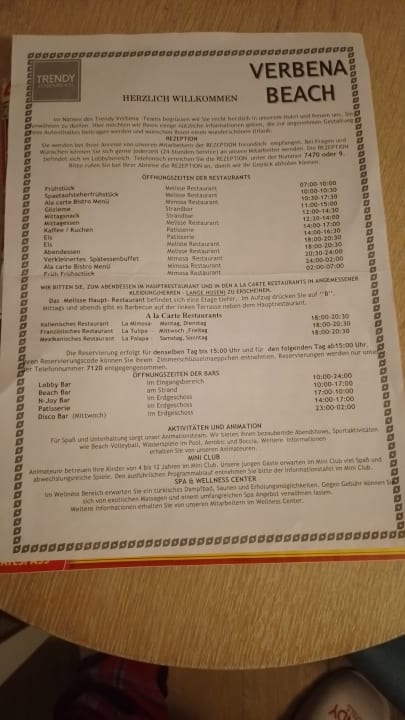 Gastro Sentido Trendy Verbena Beach