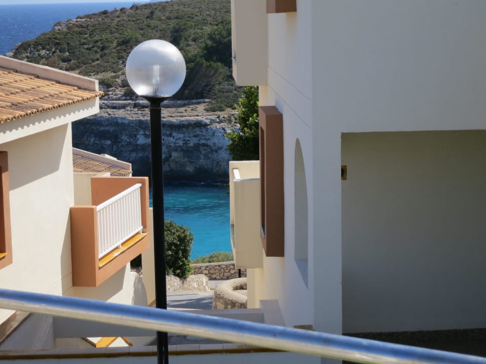 Weg zur rechten Bucht blau punta reina