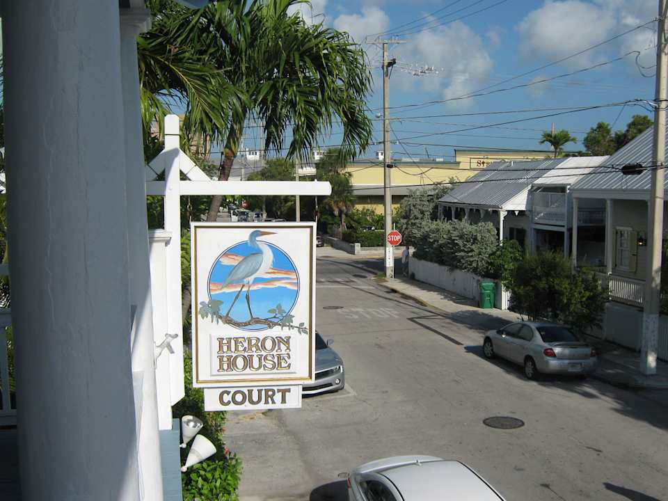 Blick vom Zimmer Hotel Heron House Court