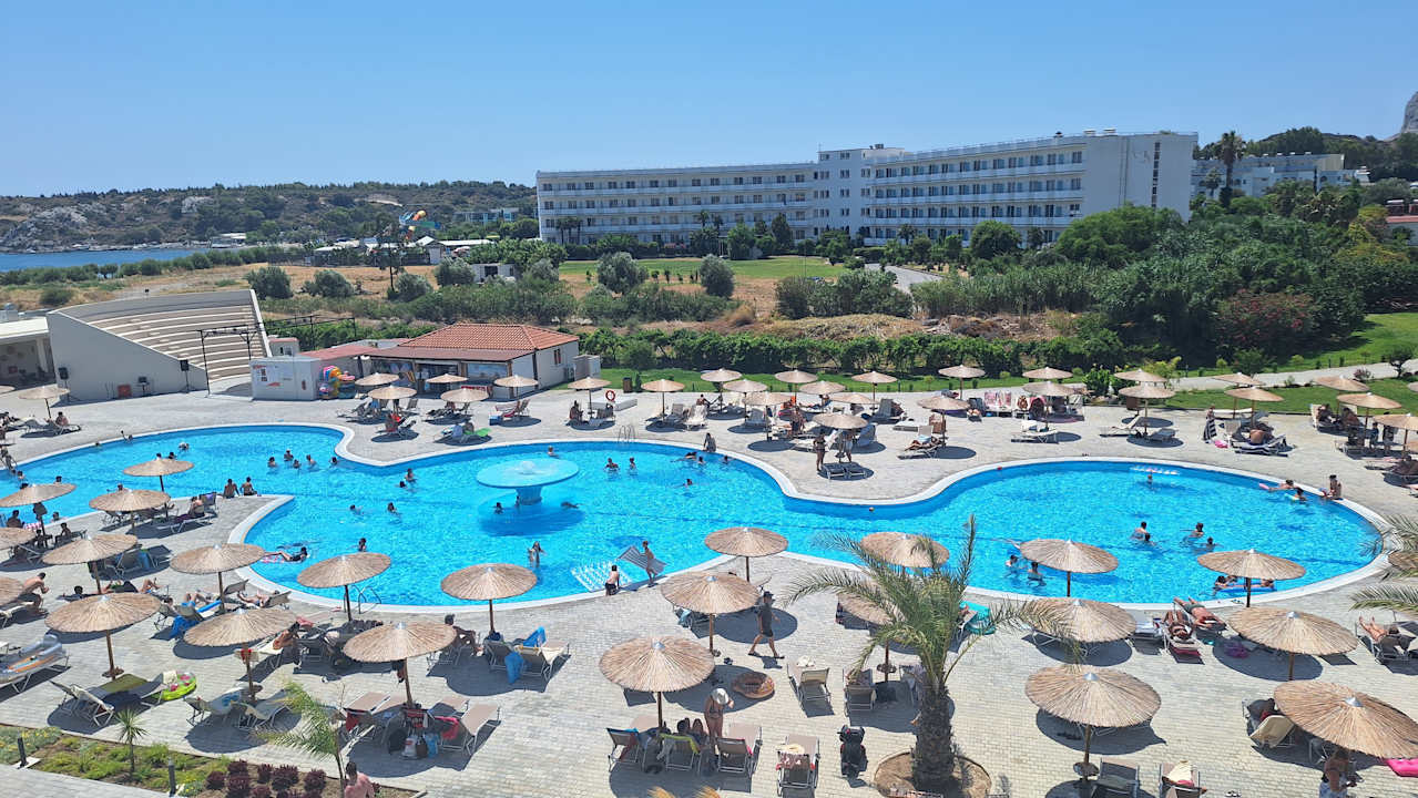 Ausblick Myrina Beach Hotel