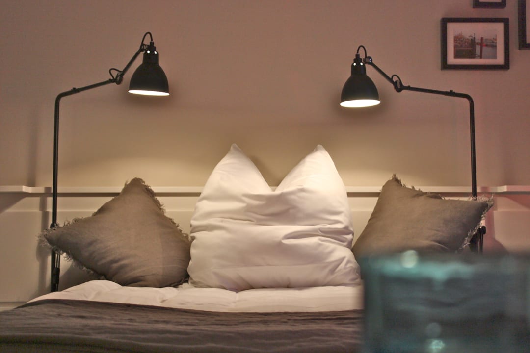 In unseren Boxspringbetten können Sie abschalten Apartment040 Averhoff Living