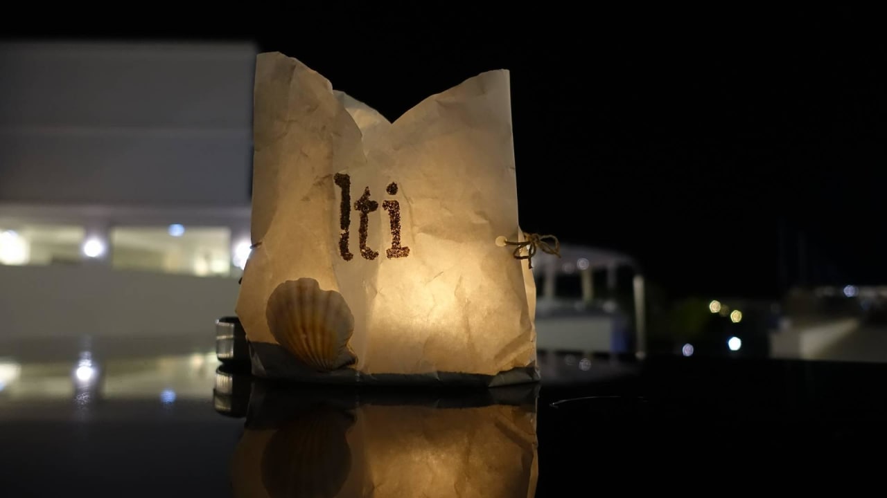 Tisch Deko Asterias Beach Resort