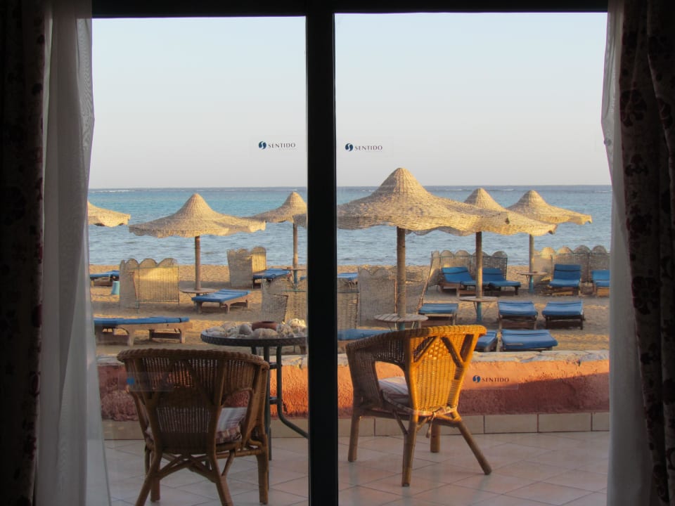Traumhafter Blick vom Bett aus Swisstouch Oriental Resort Marsa Alam