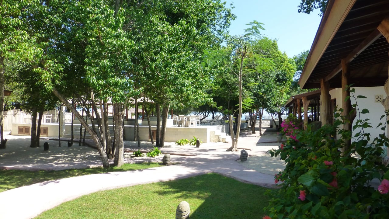 Außenansicht Richtung Strand Wilson's Retreat