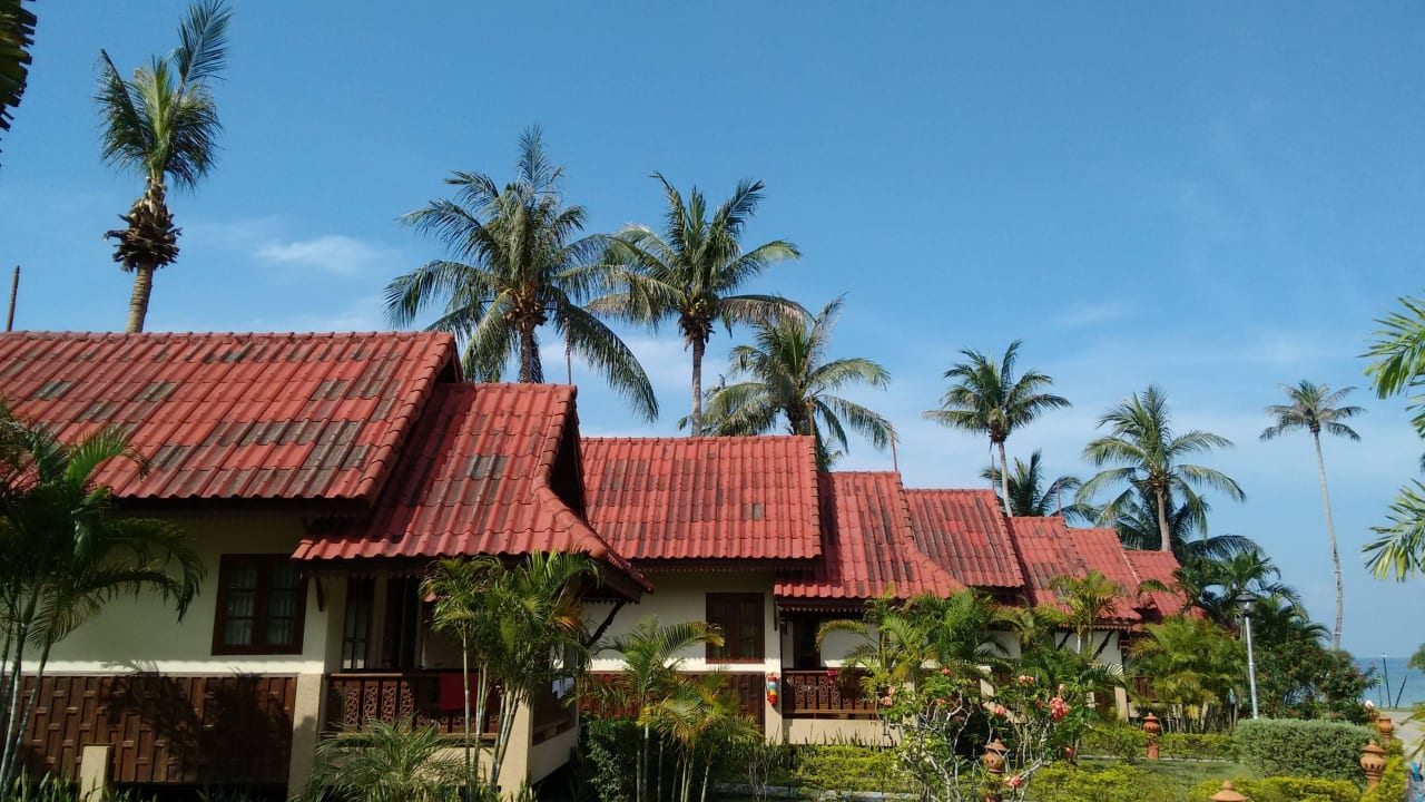 Blick zu den Bungalows Long Bay Resort Koh Phangan