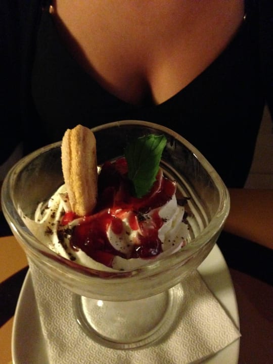 Nachtisch beim Italienischen Restaurant Garden of Eden