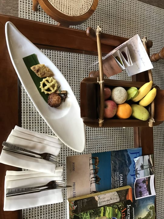 Täglicher Fruchtkorb und Snacks Anantara Peace Haven Tangalle Resort