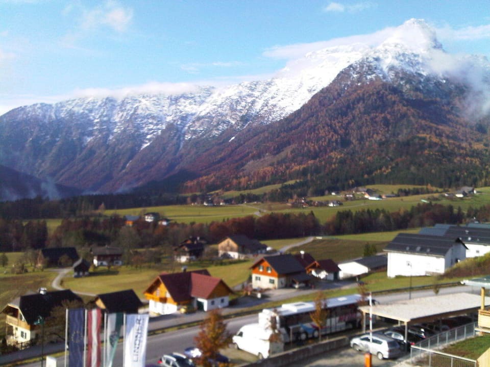 Blick vom Balkon (Zimmer 436) Die Wasnerin