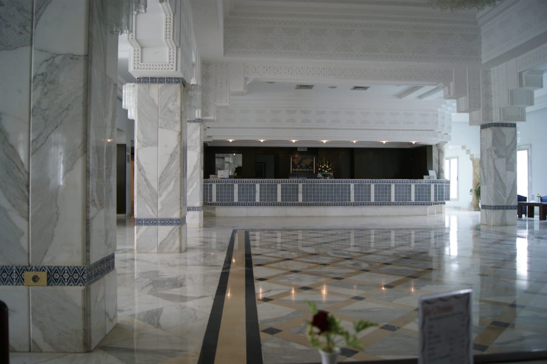 Vue du bar de l'accueil Les Quatres Saisons & Thalasso Djerba