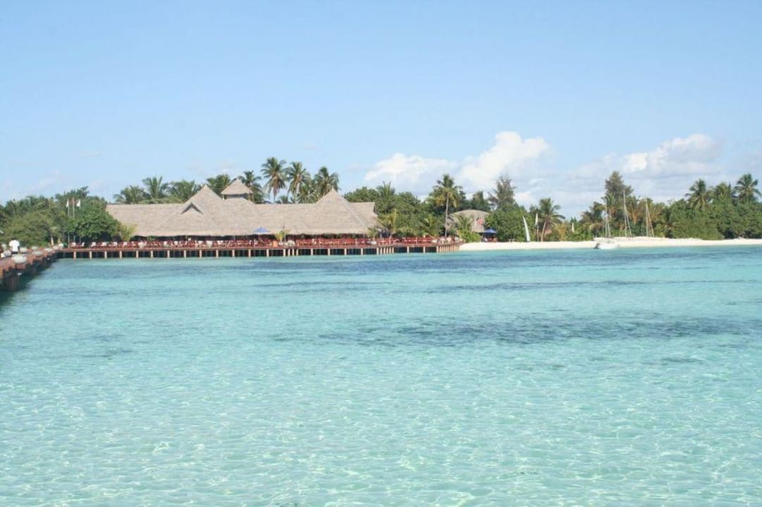 Vista dal pontile esterno Sun Siyam Olhuveli