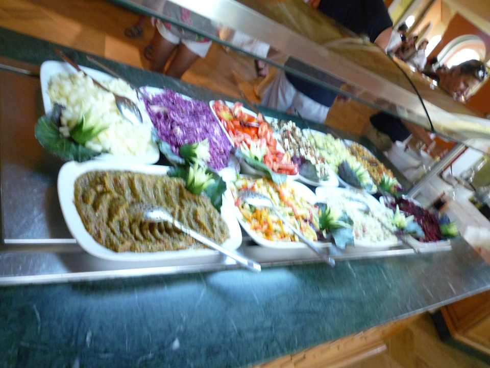 Teil des leckeren Salatbuffet Mahdia Beach & Aquapark