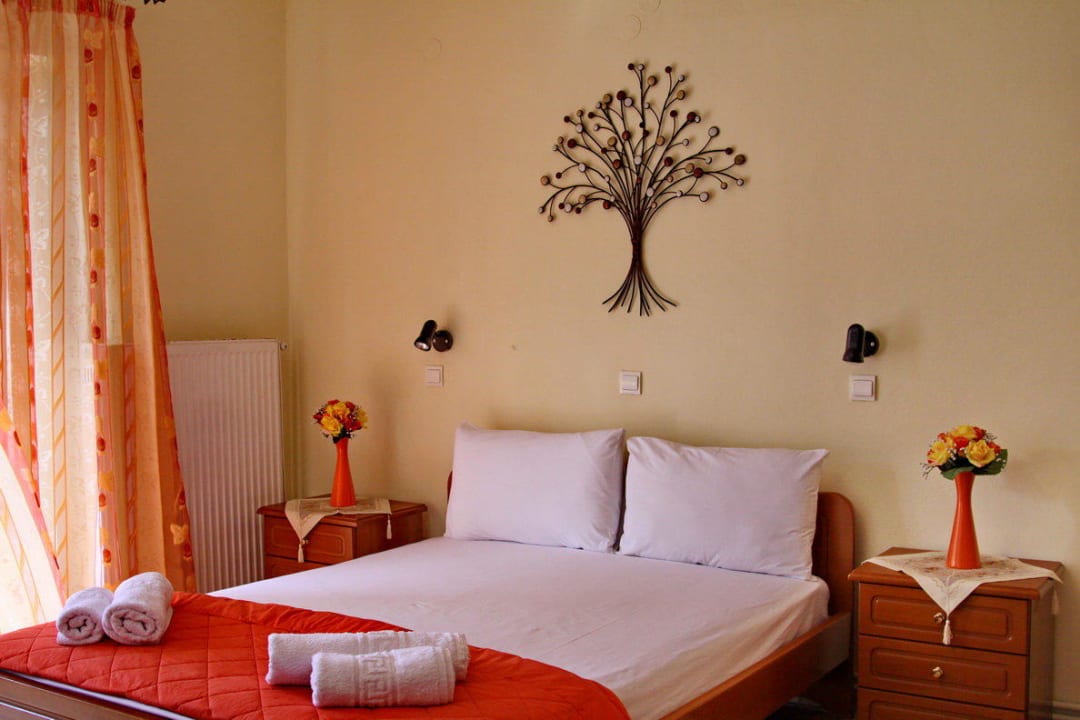 Studio's bedroom Apartments Vasiliki Blue