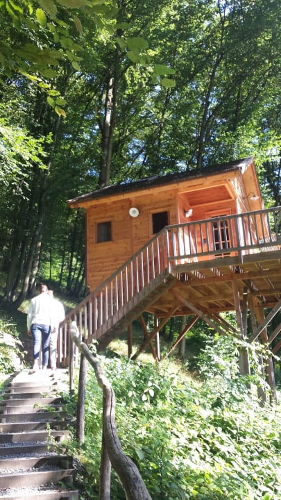 Eingang Baumhaushotel Seemühle