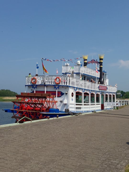 Bootsfahrt über den Bodden von ""Prerow" aus Ferienwohnungen Reetwinkel in Wieck