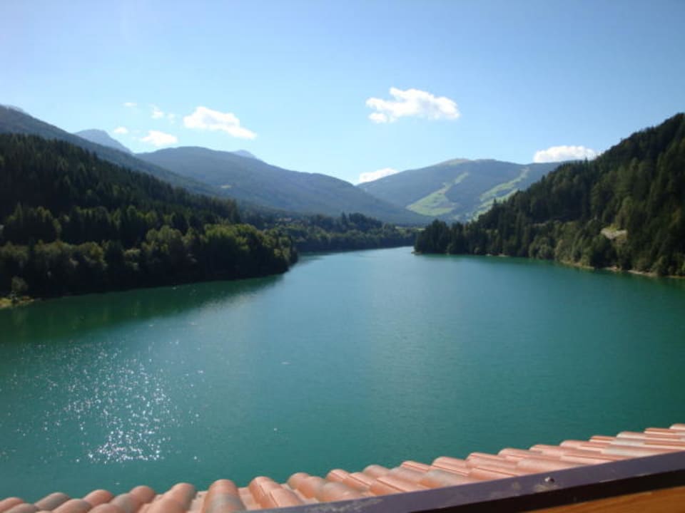 Aussicht vom Balkon Hotel Seehof
