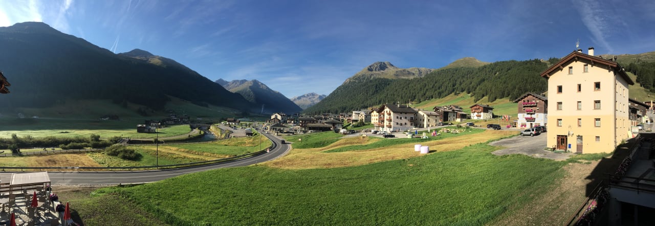 Blick vom Balkon Hotel Sporting - Family Hospitality