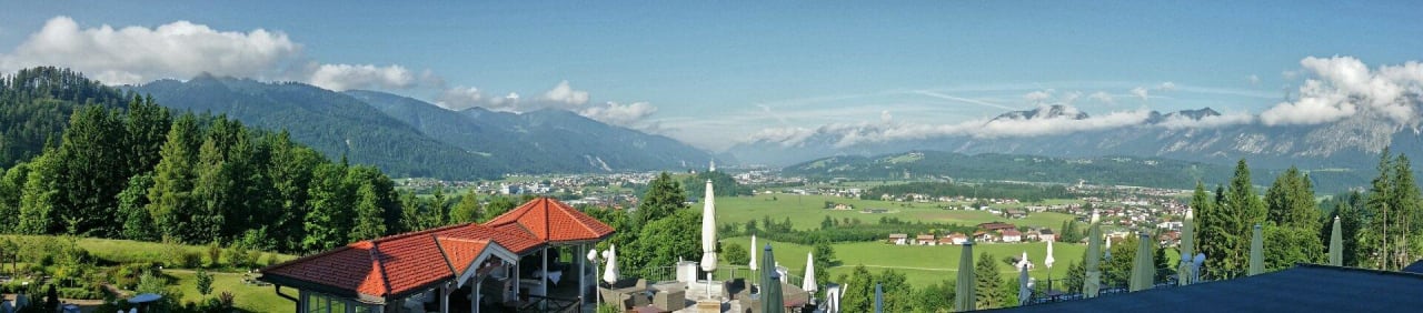 Ausblick aus unserem Zimmer Hotel Panorama Royal