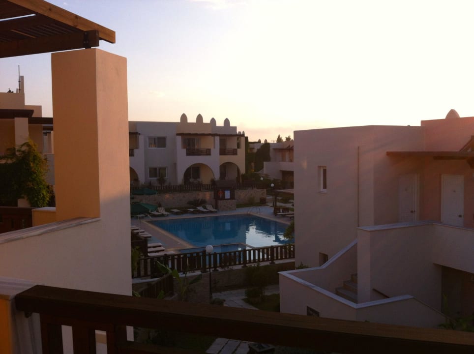 Sicht vom Balkon Hotel Gaia Palace