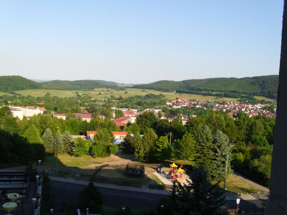 Toller Ausblick bei tollem Wetter AHORN Berghotel Friedrichroda