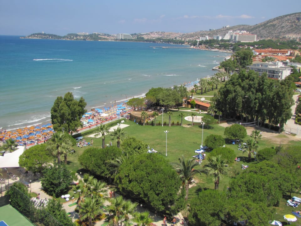 Von der Dachterrasse Hotel Ephesia