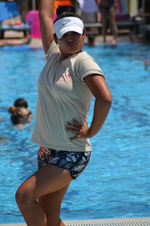 Wassergymnastik mit Simone Hane Family Resort