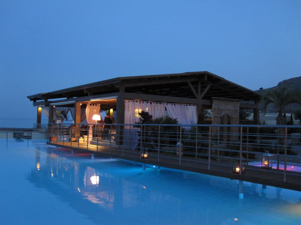 Außenbereich des Restaurants Aquagrand Artistic Luxury Beach Resort - Adults only