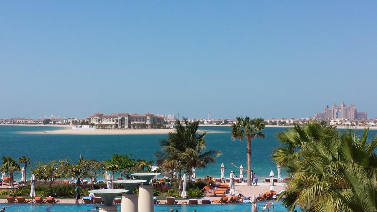 Ausblick beim Frühstück Anantara The Palm Dubai Resort