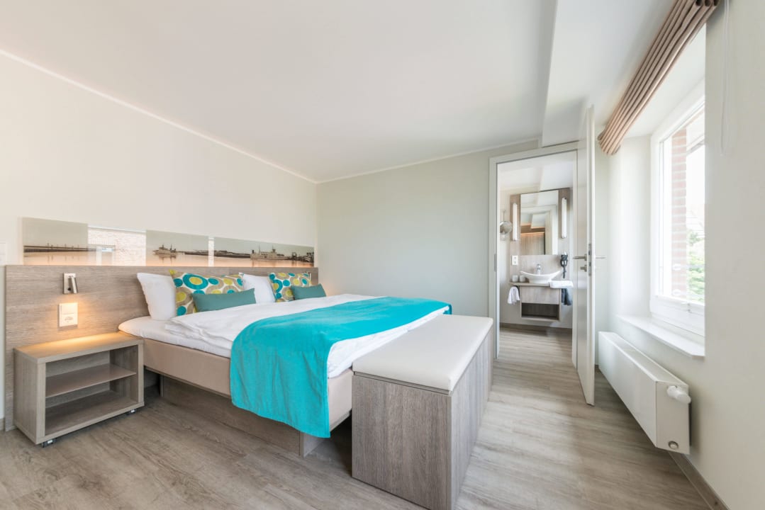 Wohnung Kachelot: Schlafzimmer Meyenburg & Gerds Höft Appartements am Wattenmeer