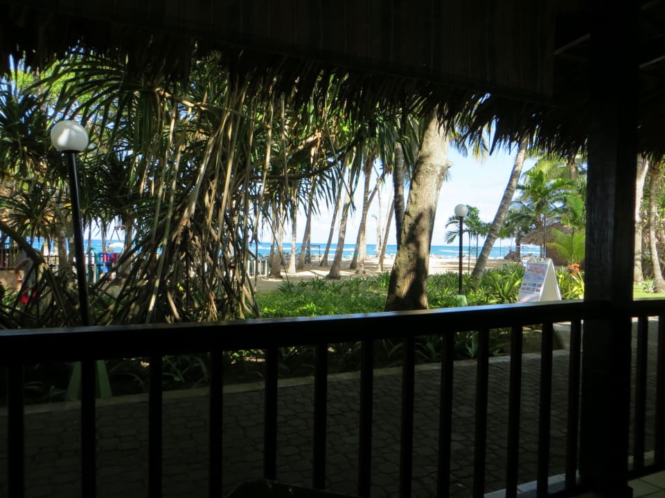 Blick aus dem Strandrestaurant Playabachata Hotel