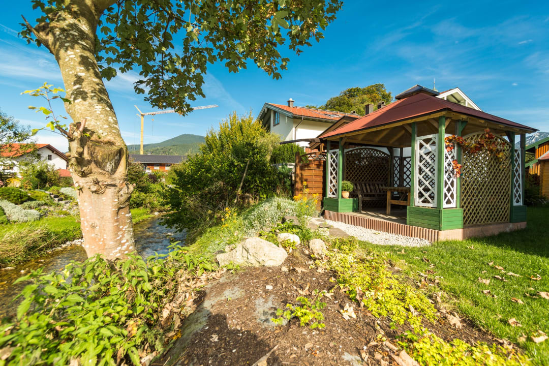 Gartenanlage Ferienhaus Am Steinbach
