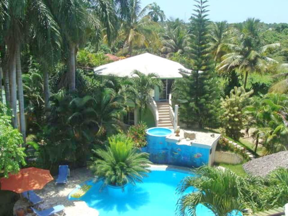 Poolblick Das kleine Paradies Apartments