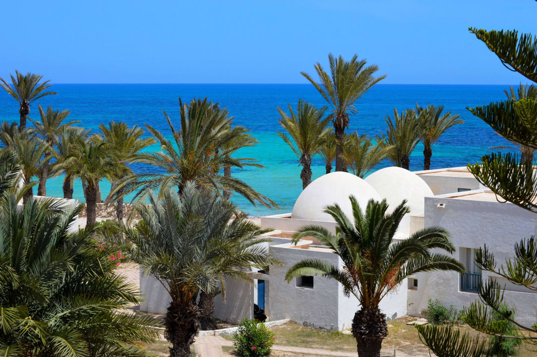 Weiße Menzel und blaues Meer! Hotel El Mouradi Djerba Menzel
