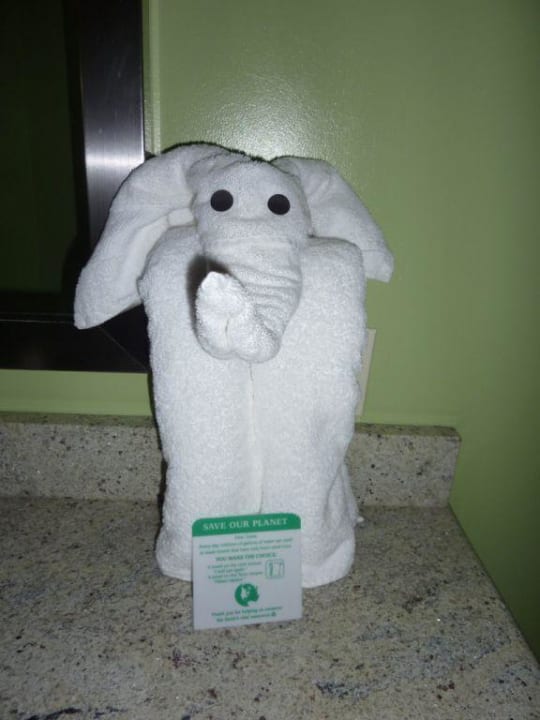 Begrüßung im Bad Hilton Bentley Miami South Beach