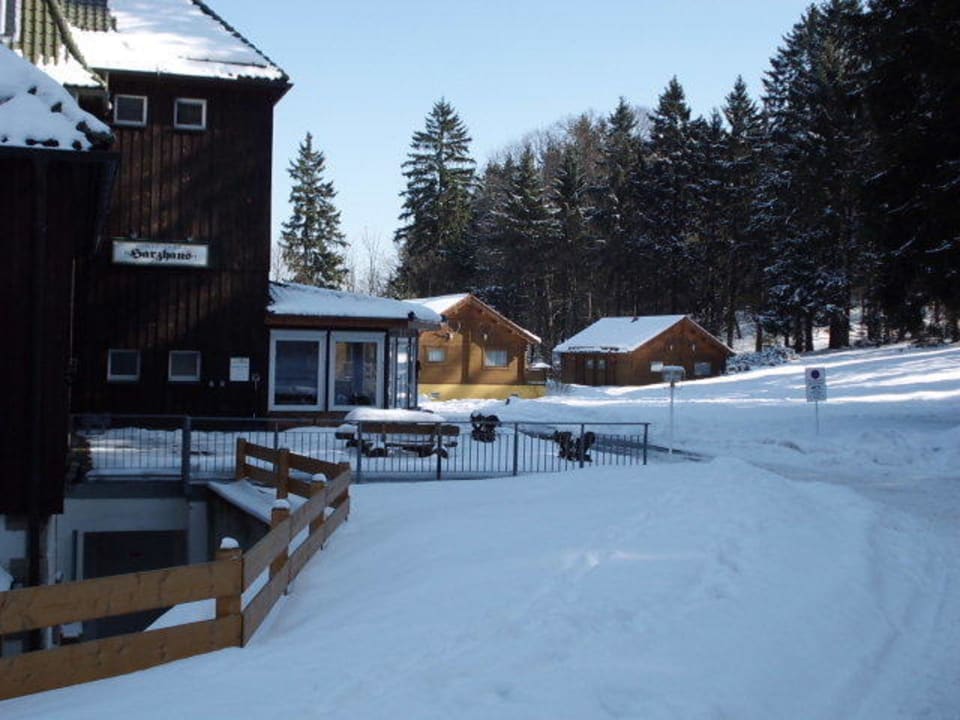 Der Eingang zum Hotel Hotel Harzhaus