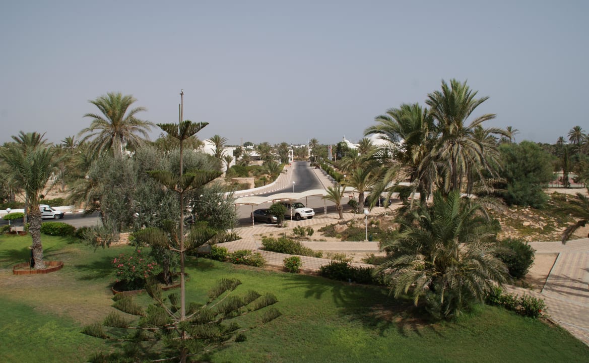 Ausblick von unseren Balkon Hotel El Mouradi Djerba Menzel