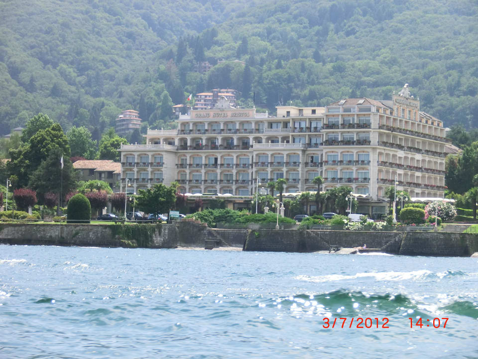 Es wirkt auch vom See aus Grand Hotel Bristol