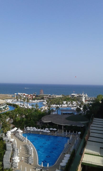 Ausblick von unserem Zimmer Hotel Delphin Imperial