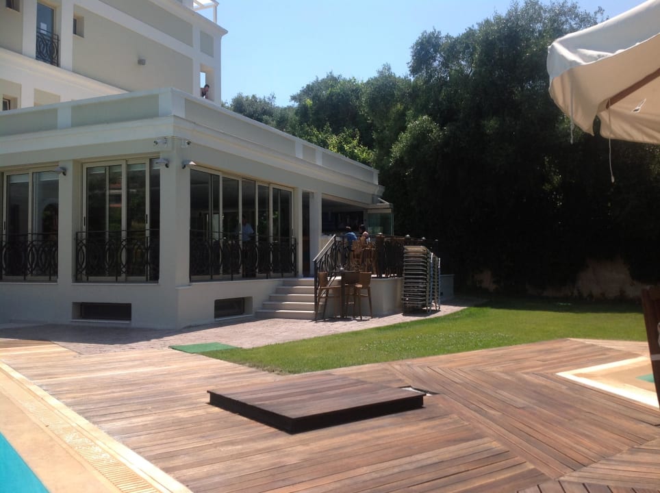 Blick Richtung Aussenbar Corfu Mare Boutique Hotel - Adults only