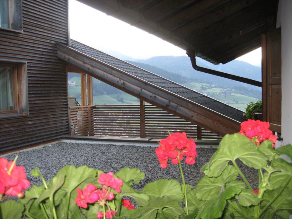 Ausblick von unserem Balkon Hotel-Residence Hofstätt