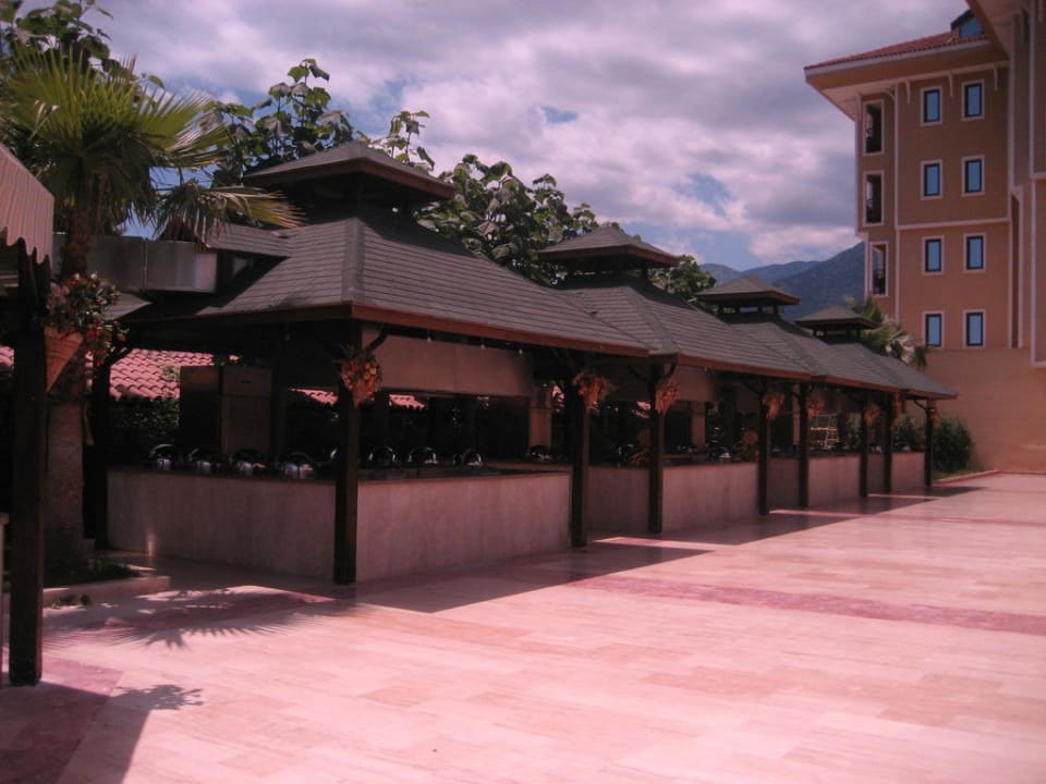 Restaurantbereich aussen Club Hotel Phaselis Rose