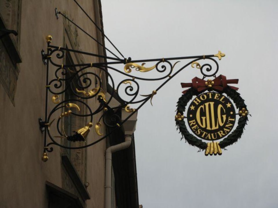 Ein schönes Aushängeschild Hotel Winstub Gilg
