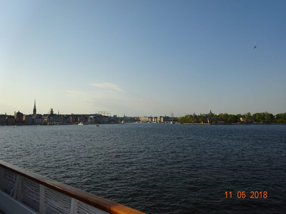 Blick auf Gamla Stan M/S Birger Jarl Hostel & Hotel