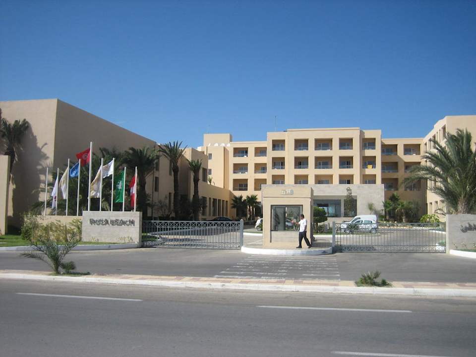 Hoteleingang Hotel Rosa Beach