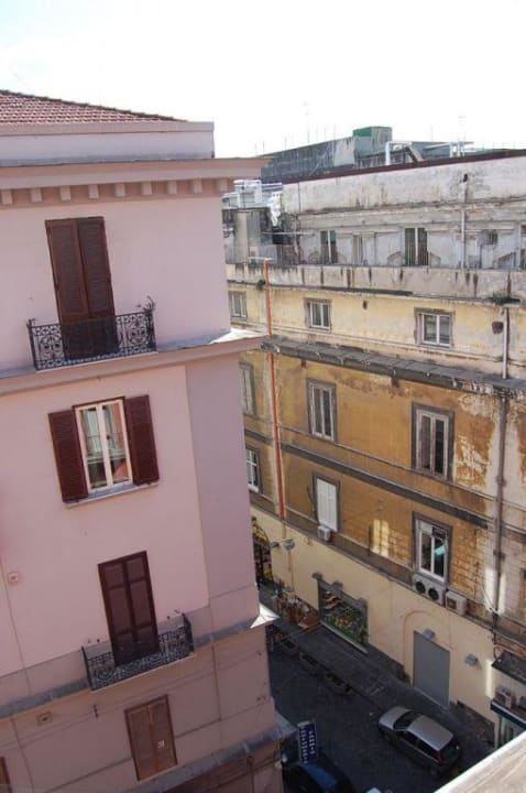 Ausblick aus dem Fenster Hotel San Pietro