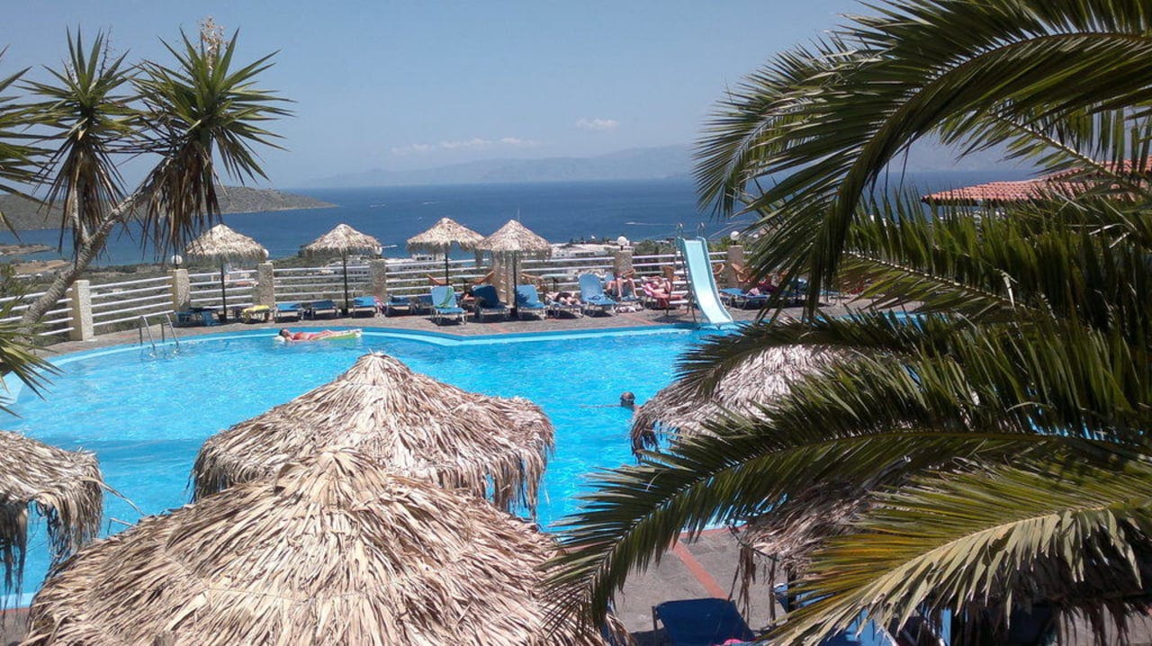 Pool mit Terrasse Elounda Residence Resort & Waterpark