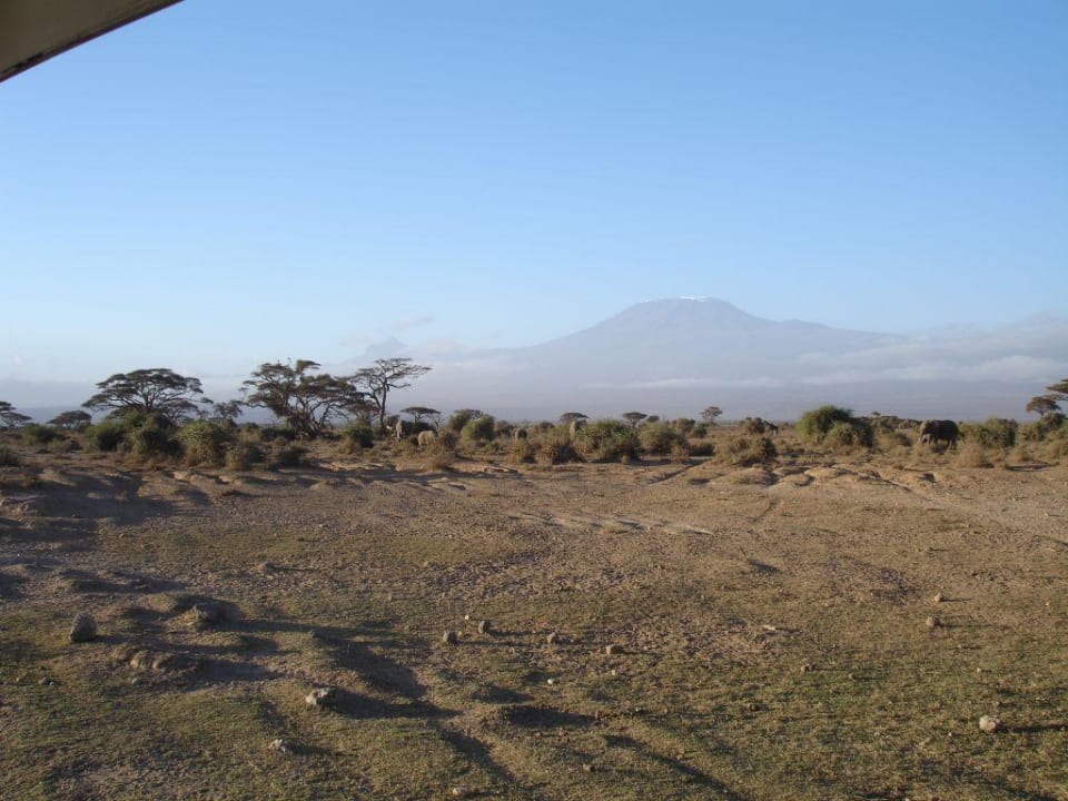 Blick auf den Kili Ol Tukai Lodge