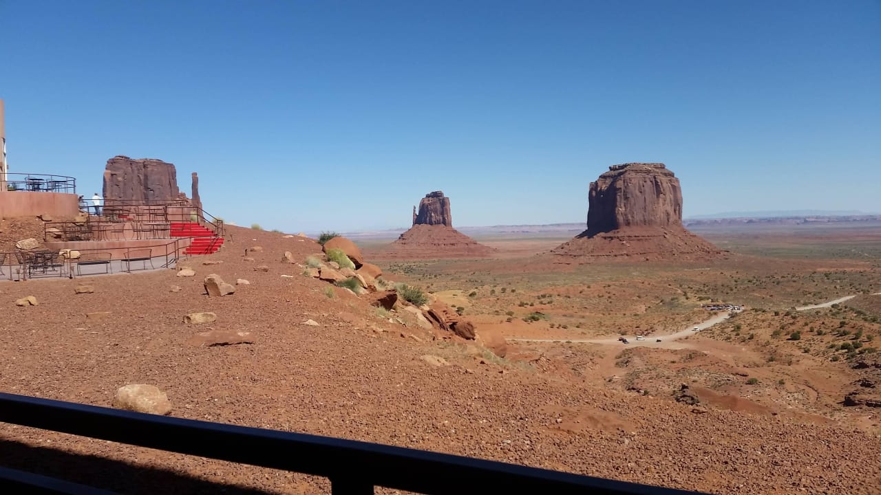 Blick vom Balkon The View Hotel