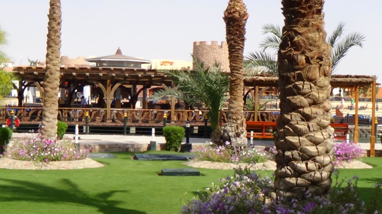 Blick auf Castello - Bar Pickalbatros Dana Beach Resort - Hurghada