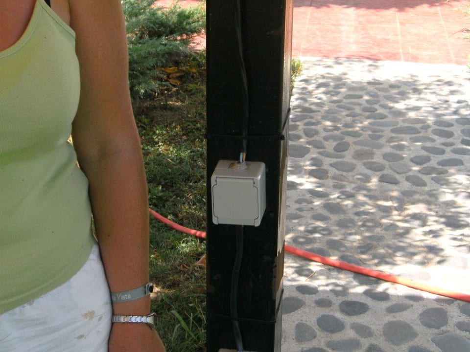 Steckdosen am Kinderspielplatz Bella Vista Beach Club