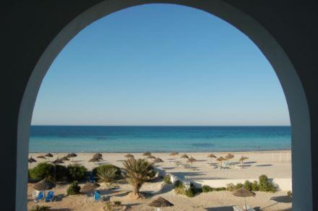Ausblick aus unserem Zimmer Calimera Yati Beach